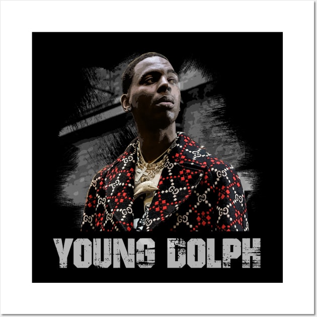 Trap God Mentality Dolph Fan Club Tee Wall Art by Monster Gaming